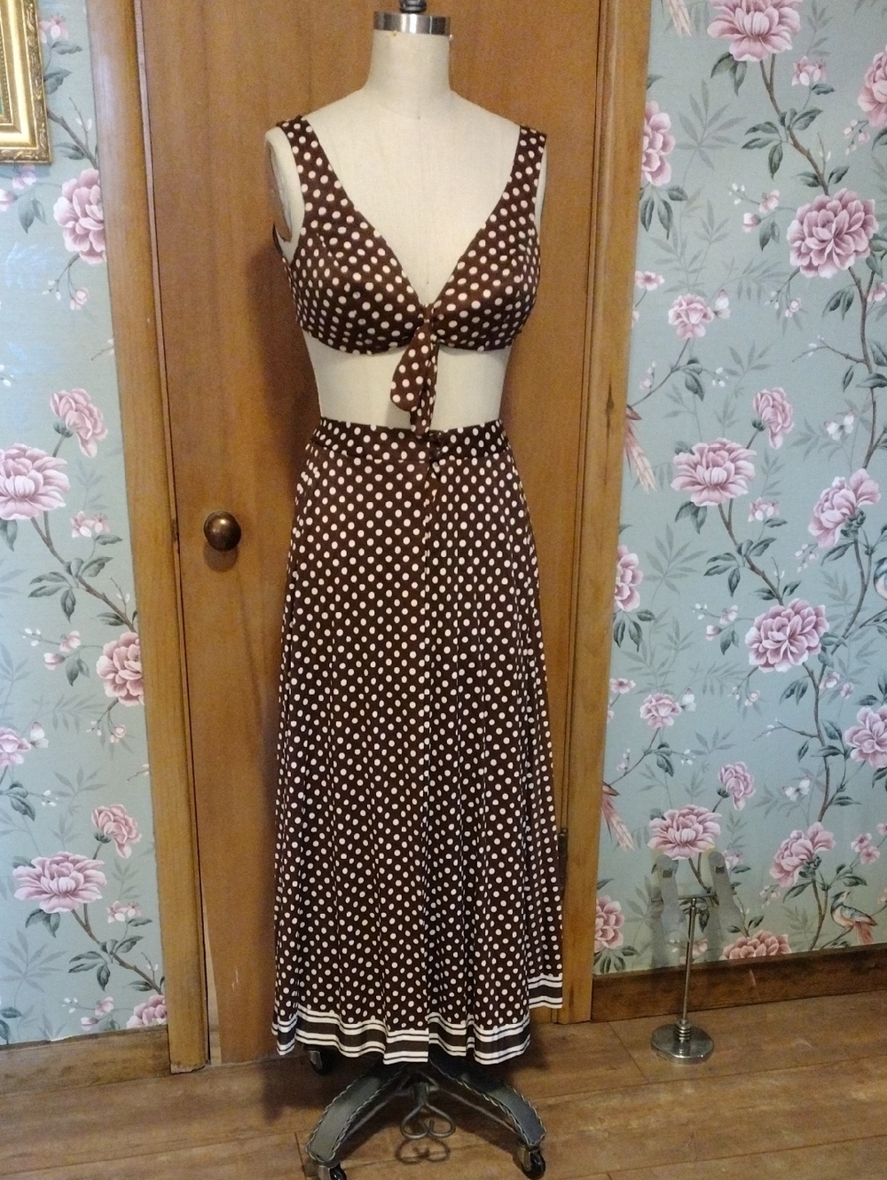 1970s Bikini With Skirt